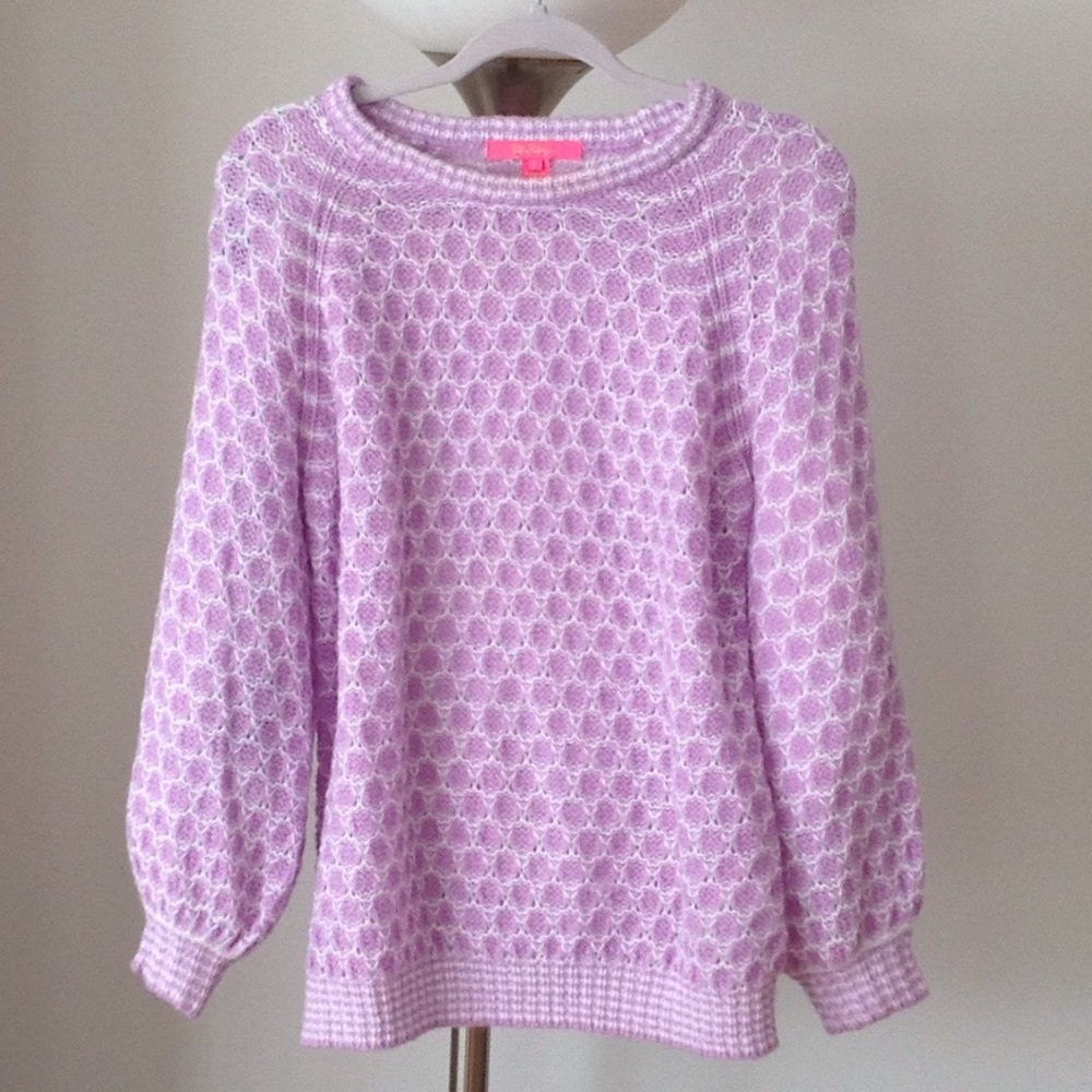 🔮Lilly Pulitzer- Corabelle 'Purple Iris' Sweater